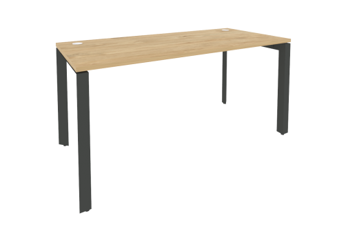 Стол рабочий, цвет тиквуд светлый