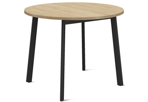 Стол для переговоров круглый, цвет гикори