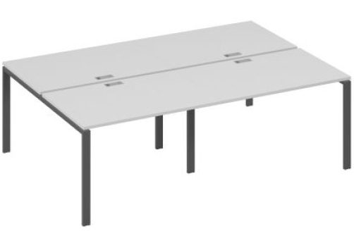 Рабочая станция (4х120) Мира Нумо, цвет серый + антрацит