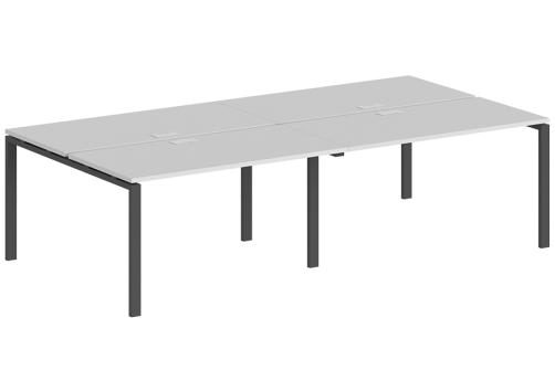 Рабочая станция Индиго Сет, цвет белый + антрацит