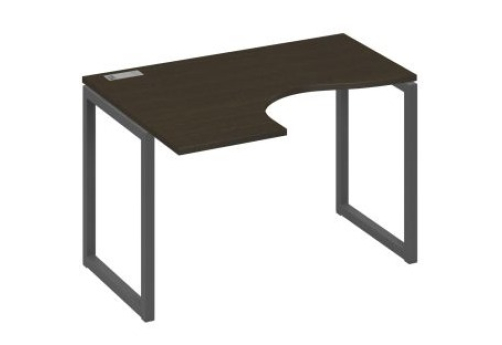 Стол эргономичный левый Мира Одри, цвет венге + антрацит