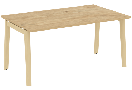 Стол для переговоров (1 столешница), цвет тиквуд светлый