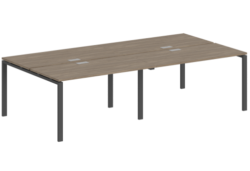 Рабочая станция Индиго Сет, цвет дуб темный + антрацит