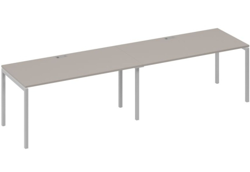 Рабочая станция 2х160 Мира Лофт, цвет мокко премиум + серый