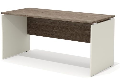 Стол рабочий прямой Некста, цвет дуб + беж