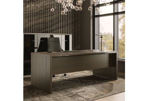 Стол руководителя с бюваром Адриатика, цвет дуб жженый