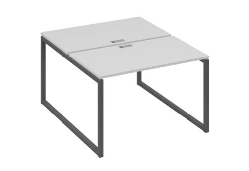 Рабочая станция (2х120) Мира Одри, цвет серый + антрацит