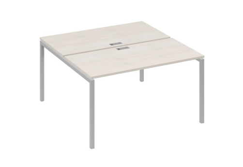 Рабочая станция 2х140 Мира Лофт, цвет дуб шамони + серый