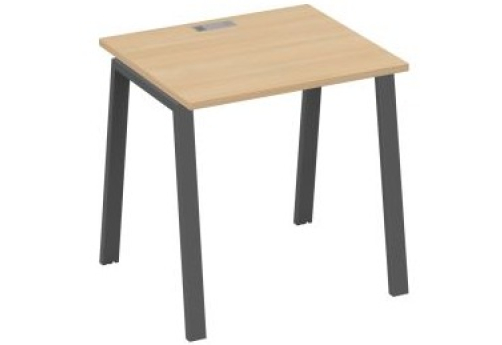 Стол письменный Мира Трио, цвет натуральный дуб + антрацит