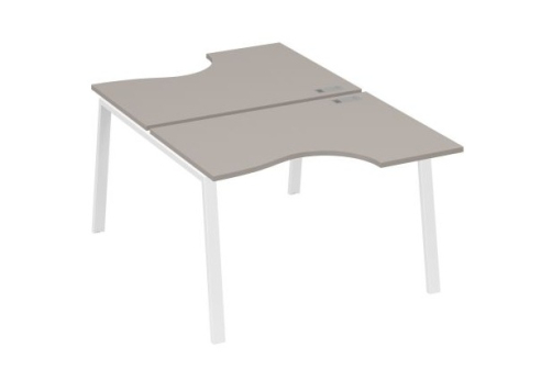 Станция рабочая эргономичная 2х120 Мира Трио, цвет мокко премиум + белый