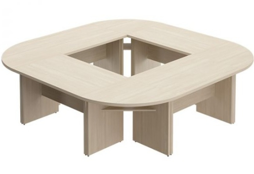 Стол переговорный составной Сидней, цвет дуб шамони