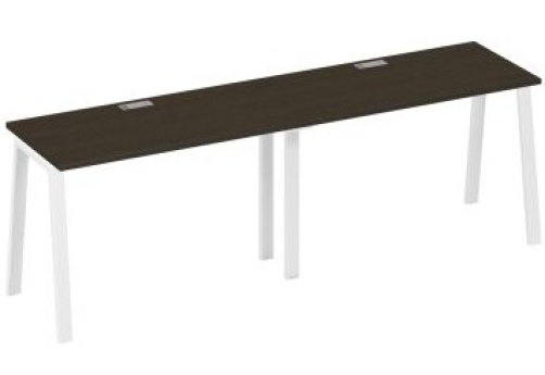 Рабочая станция 2х120 Мира Трио, цвет венге + белый