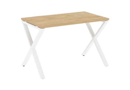 Стол рабочий Европа, цвет тиквуд светлый + белый