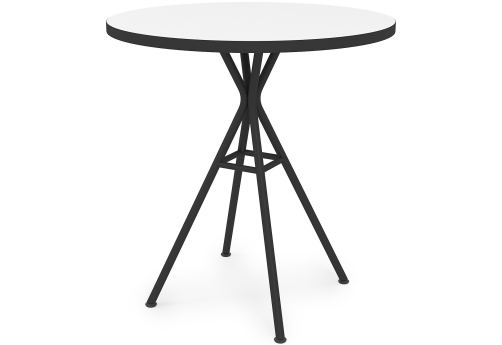 Стол обеденный круглый Мальта, цвет белый