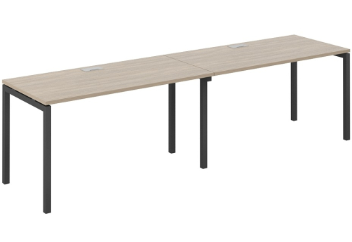 Рабочая станция Индиго Форт, цвет дуб темный + антрацит