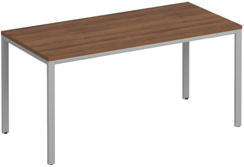 Стол письменный на металлокаркасе Прайм Металл 25, цвет орех + серый