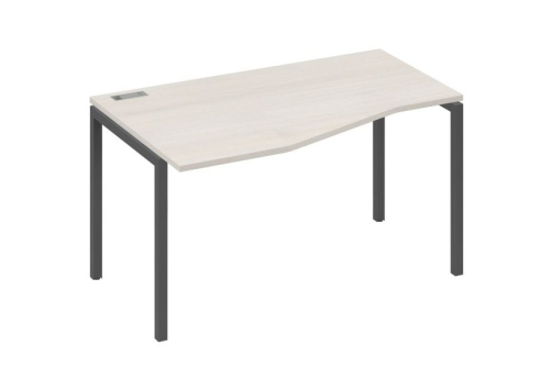 Стол эргономичный левый Техно Мира Лофт, цвет дуб шамони + антрацит