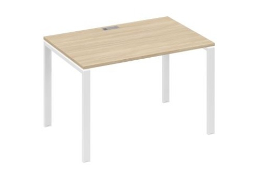 Стол письменный Мира Нумо, цвет дуб скандинавский + белый