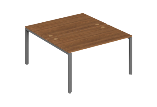 Бенч-система на 2 места, цвет орех