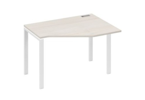 Стол эргономичный правый Мира Нумо, цвет дуб шамони + белый