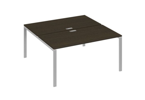 Рабочая станция (2х160) Мира Нумо, цвет венге + серый