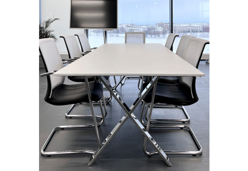 Стол для переговоров Астер, цвет белый