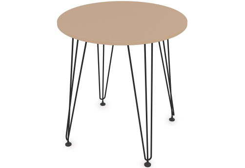 Стол обеденный круглый Мальта, цвет мокко