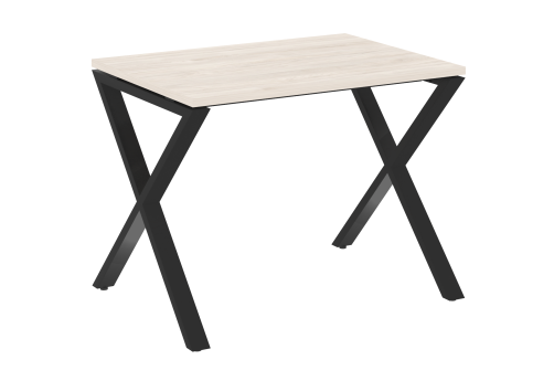 Стол рабочий Европа, цвет денвер светлый + черный