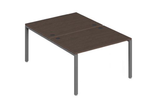 Бенч-система на 2 места, цвет темный дуб