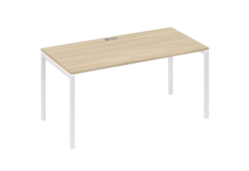 Стол письменный Мира Лофт, цвет дуб скандинавский + белый