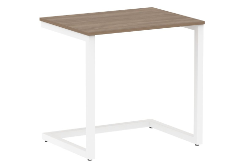 Стол письменный, цвет дуб аризона + белый