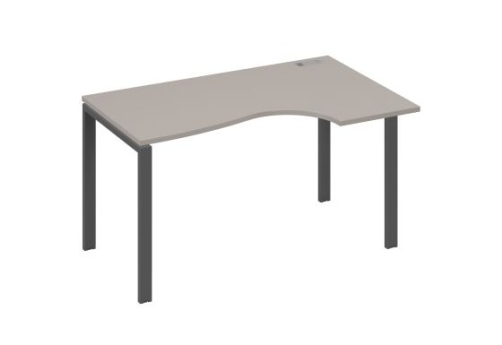 Стол эргономичный правый Мира Нумо, цвет мокко премиум + антрацит