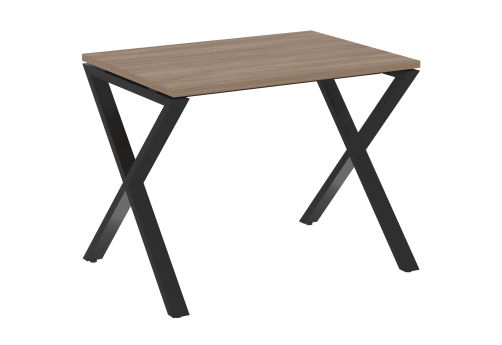 Стол рабочий Европа, цвет дуб аризона + черный