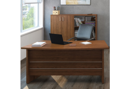 Стол руководителя Амарант, цвет орех