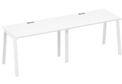 Станция рабочая 2х120 Мира Трио, цвет белый премиум + белый