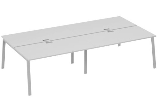 Рабочая станция 4х160 Мира Трио, цвет серый + серый