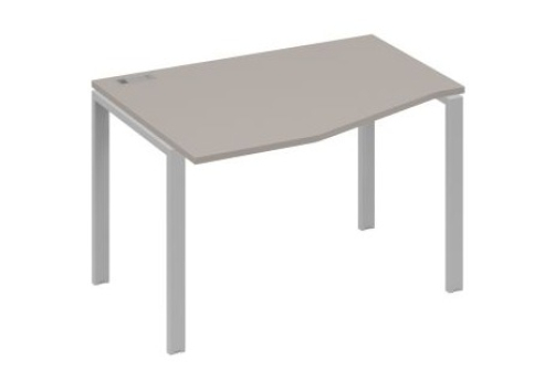 Стол эргономичный левый Мира Нумо, цвет мокко премиум + серый