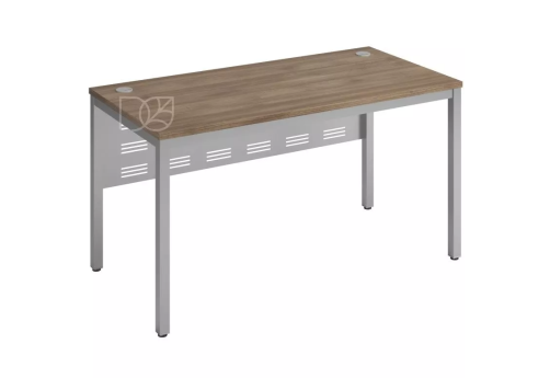 Стол прямой (экран - металл), цвет шамони темный