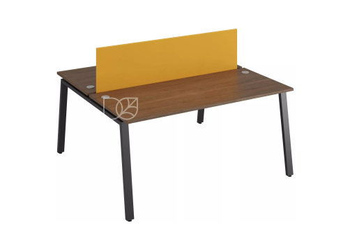 Стол на 2 рабочих места (с просветом), цвет дуб Аризона