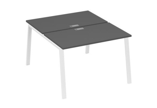 Станция рабочая 2х120 Мира Трио, цвет антрацит премиум + белый