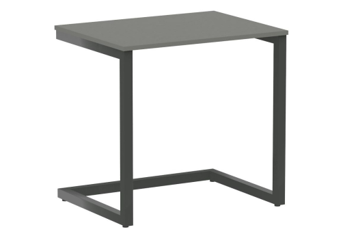 Стол письменный, цвет металлик + антрацит