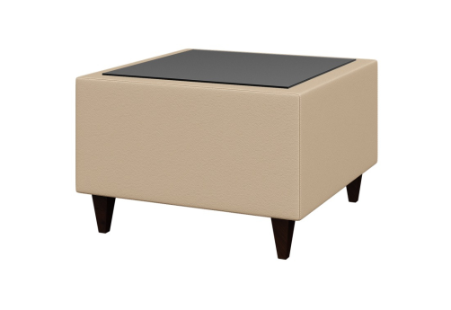 Стол квадратный, цвет бежевый