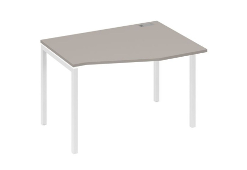 Стол эргономичный правый Техно Мира Лофт, цвет мокко премиум + белый