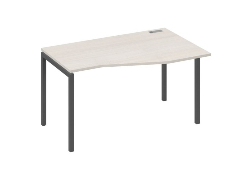 Стол эргономичный правый Техно Мира Лофт, цвет дуб шамони + антрацит