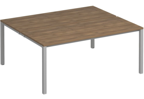 Рабочая станция (2х180) Прайм Металл 50, цвет шамони темный + серый