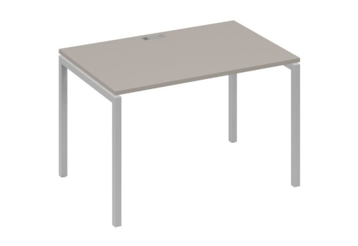 Стол письменный Мира Лофт, цвет мокко премиум + серый