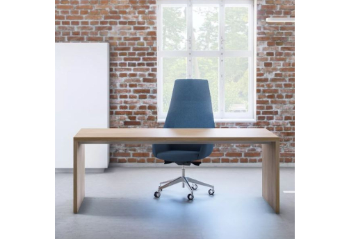 Стол руководителя Терра, цвет гикори