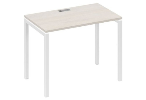 Стол письменный Мира Лофт, цвет дуб шамони + белый