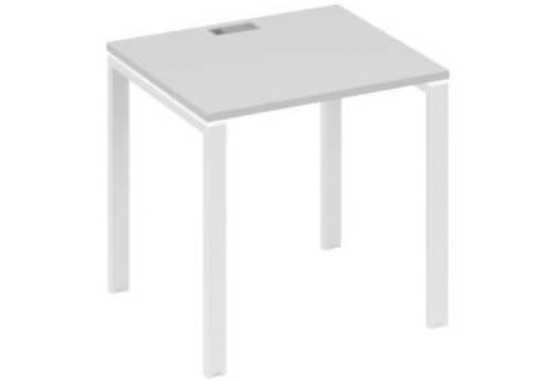 Стол письменный Мира Нумо, цвет серый + белый