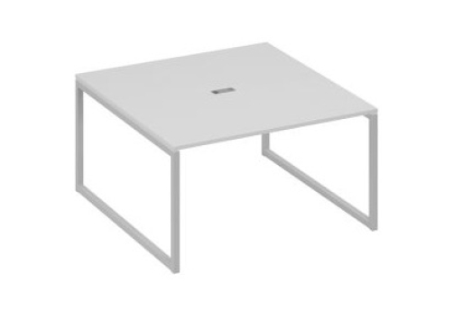 Стол для переговоров квадратный Мира Одри, цвет серый + серый